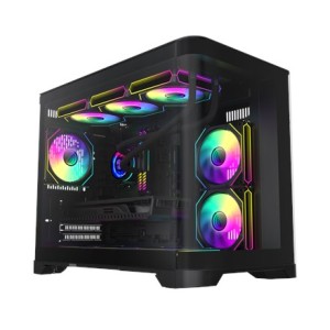 GameMax HYPE-M BK zabezpieczenia & uchwyty komputerów Micro Tower Czarny
