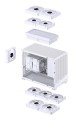 Jonsbo D32 PRO Midi Tower Biały - 3064403