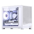 Obudowa PC Jonsbo D32 STD Biała Obudowa, Mini Obudowa, mATX, Szkło Hartowane - Białe - 3064447