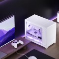 Obudowa PC Jonsbo D32 STD Biała Obudowa, Mini Obudowa, mATX, Szkło Hartowane - Białe - 3064437
