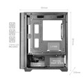 TACENS MARS MC-VECTOR 4xARGB USB-C mATX- obudowa/cases - 3064623