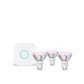 Philips Hue White and color ambiance Podstawowy zestaw startowy: 3 inteligentne żarówki z trzonkami GU10 (345 lm) - 3065042