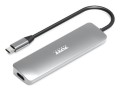 Port Designs 900162 huby i koncentratory USB Type-C Srebrny - 3065180