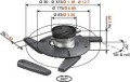 Vogels EPC6545 Uniwersalny uchwyt sufitowy do projektora Max 22LB - 3068028
