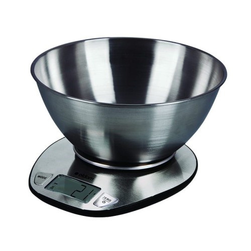 ELDOM WAGA KUCHENNA ELEKTRONICZNA WK320S RENA DOKŁADNOSĆ 1 G WAŻY DO 5 KG WYŚWIETLACZ LED STALOWA Z MISKĄ - 3044740