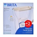 Dzbanek filtrujący Brita Style Essential+2 wkłady MaxtraPro PP (2,4l; piaskowy) - 2995502