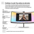 Monitor HP LED 34” S7 Pro 734pm (8K157UT) Curved IPS 120Hz WQHD Kamera RJ-45 ThunderBolt 4 - 2997579