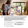 Monitor HP LED 34” S7 Pro 734pm (8K157UT) Curved IPS 120Hz WQHD Kamera RJ-45 ThunderBolt 4 - 2997578