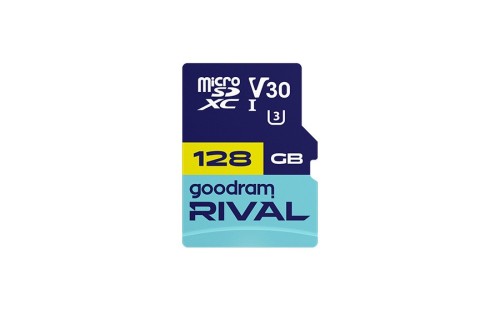 GOODRAM microSDXC 128GB V30 UHS I U3 RIVAL + adapter - 3055250