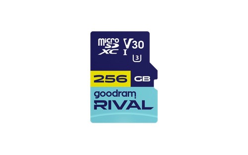 GOODRAM microSDXC 256GB V30 UHS I U3 RIVAL + adapter - 3055258
