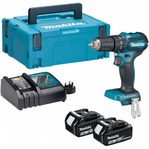 MAKITA WKRĘTARKA UDAROWA 18V DHP485RAJ 50/27Nm 2x2,0Ah BL - 3047619