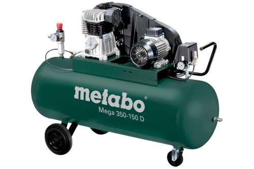 METABO KOMPRESOR MEGA 350-150 D 400V 150L 10BAR 250L/MIN OLEJOWY - 3022978