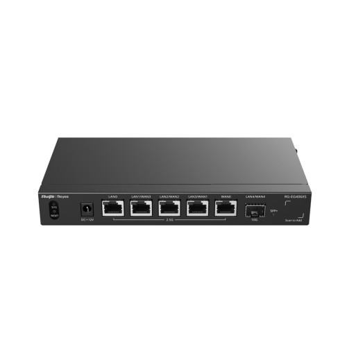 Ruijie Networks RG-EG406XS ruter 2.5 Gigabit Ethernet, 10 Gigabit Ethernet Czarny - 3046070