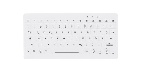 Aktywny kluczyk AK-C4112F-FU1-W/GE - Możliwość dezynfekcji wycieraczek - Bezprzewodowy - Biały - Niemiecki - 2987128