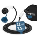 Ansmann 1900-0118 kabel do ładowania pojazdów elektrycznych Czarny Typ 2 3 7,5 m - 2978722