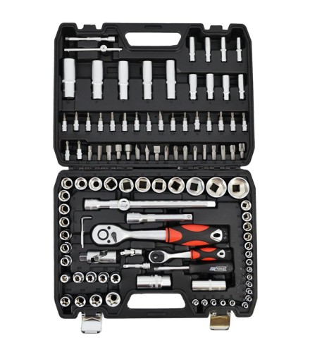 AWTOOLS ZESTAW KLUCZY  108el 1/2" / 1/4" BLACK LINE - 3023210