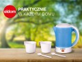 ELDOM CZAJNIK TURYSTYCZNY C190 LINO 0,6 L 550W NIEBIESKI + DWA KUBKI, DWIE ŁYŻECZKI - 3068734