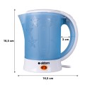 ELDOM CZAJNIK TURYSTYCZNY C190 LINO 0,6 L 550W NIEBIESKI + DWA KUBKI, DWIE ŁYŻECZKI - 3068741