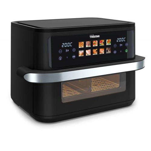 Tristar Podwójny 10 l Autonomiczny 2800 W Frytkownica na gorące powietrze Czarny, Stal nierdzewna - 3069098