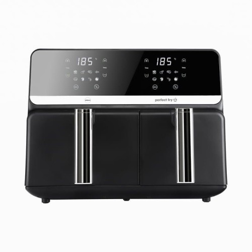 ELDOM FRYTOWNICA BEZTŁUSZCZOWA FR200 9 L,2200W, DWIE NIEZALEŻNE SZUFLADY,8 PROGRAMÓW, WYŚWIETLACZ LED, TEMP. 80°C–200°C - 3069246