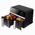 ELDOM FRYTOWNICA BEZTŁUSZCZOWA FR200 9 L,2200W, DWIE NIEZALEŻNE SZUFLADY,8 PROGRAMÓW, WYŚWIETLACZ LED, TEMP. 80°C–200°C - 3069232