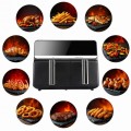 ELDOM FRYTOWNICA BEZTŁUSZCZOWA FR200 9 L,2200W, DWIE NIEZALEŻNE SZUFLADY,8 PROGRAMÓW, WYŚWIETLACZ LED, TEMP. 80°C–200°C - 3069237