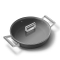 Smeg DPF2812BLM garnek wielofunkcyjny Czarny Aluminium, Stal nierdzewna 4,3 l 28 cm - 3069302