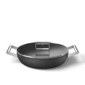 Smeg DPF2812BLM garnek wielofunkcyjny Czarny Aluminium, Stal nierdzewna 4,3 l 28 cm - 3069306