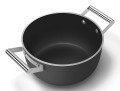 Smeg CSF2412BLM garnek wielofunkcyjny Czarny Aluminium, Stal nierdzewna 5,4 l 24 cm - 3069315