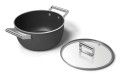Smeg CSF2412BLM garnek wielofunkcyjny Czarny Aluminium, Stal nierdzewna 5,4 l 24 cm - 3069317
