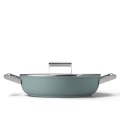 Smeg DPF2812EGM garnek wielofunkcyjny Zielony Aluminium, Stal nierdzewna 4,3 l 28 cm - 3069319