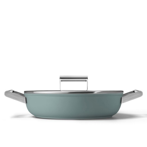 Smeg DPF2812EGM garnek wielofunkcyjny Zielony Aluminium, Stal nierdzewna 4,3 l 28 cm - 3069319