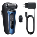 Braun Series 6 61-B1000s Golarka foliowa Czarny, Niebieski - 3069385