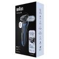Braun Series 6 61-B1000s Golarka foliowa Czarny, Niebieski - 3069386