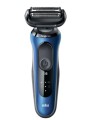 Braun Series 6 61-B4500cs - Golarka foliowa - Niebieski - Przyciski - LED - Ładowanie - Zasilanie - AC/Bateria - 3069408