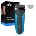 Braun Series 3 310s Golarka foliowa Przycinarka Czarny, Niebieski - 3069423