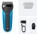 Braun Series 3 310s Golarka foliowa Przycinarka Czarny, Niebieski - 3069421