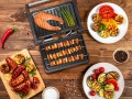 ELDOM GRILL KONTAKTOWY GK110 800W CZARNO-SREBRNY - 3069576
