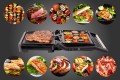 ELDOM GRILL KONTAKTOWY GK110 800W CZARNO-SREBRNY - 3069584