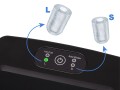 ELDOM KOSTKARKA DO LODU KS230 ICELIA 165W, CZARNA, 12 KG LODU/24H; JEDNORAZOWO 9 KOSTEK LODU CO 6 – 12 MIN - 3069639