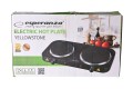 ESPERANZA KUCHENKA ELEKTRYCZNA YELLOWSTONE 1500W + 1000W CZARNA EKH014K (WYPRZEDAŻ) - 3069680
