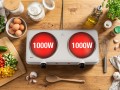 ELDOM KUCHENKA ELEKTRYCZNA DWUPŁYTOWA PG23 DOPPO 2000W SREBRNA - 3069702