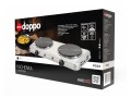 ELDOM KUCHENKA ELEKTRYCZNA DWUPŁYTOWA PG23 DOPPO 2000W SREBRNA - 3069705