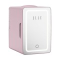 Mini lodówka z lusterkiem do makijażu LED ELLE Home ESDAFX08PUEU 8L fioletowa - 3069756