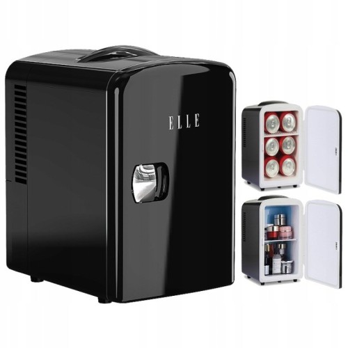 Mini lodówka ELLE Home ESDAF101BKEU 4L czarna - 3069763