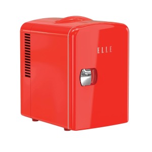 Mini lodówka ELLE Home ESDAF101RDEU 4L czerwona