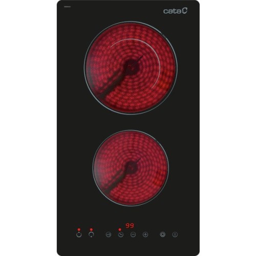 CATA TD 3002 BK Czarny Wbudowany 29 cm Ceramiczna 2 stref(y) - 3070811