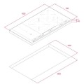 Teka IBF 95-G1 MST BM Czarny Wbudowany 90 cm Płyta indukcyjna strefowa 5 stref(y) - 3070848