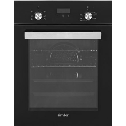 Simfer Oven | 4207DERSP.1 | 47 L | Multifunctional | Manual | Pop-up knobs | Steam function | Height 59.5 cm | Width 45 cm | Black - 3070923