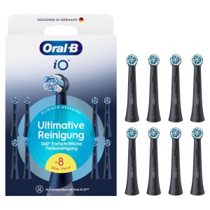 Oral-B 8700216778640 koncówka do szczoteczki 8 szt. Czarny